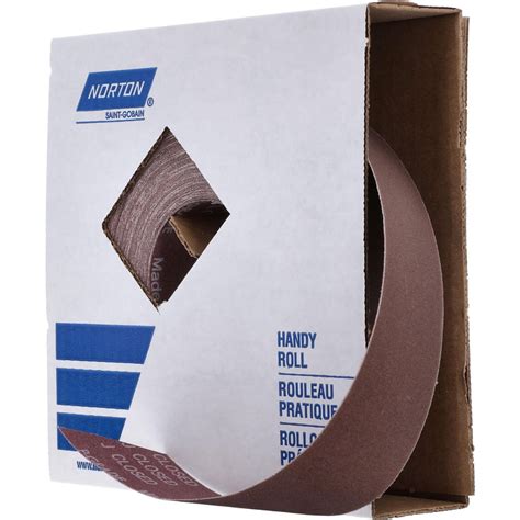 Norton X Yd Grit Aluminum Oxide Shop Roll Msc Direct