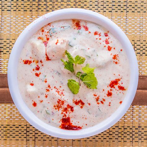 Aloo Pudina Raita Potato Mint Raita Kali Mirch By Smita