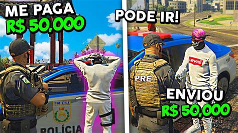 Fingindo Ser Policial Corrupto No Gta Rp Youtube