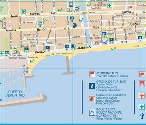 Fuengirola map of fuengirola