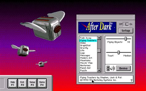 WinWorld: After Dark 1.0 for DOS