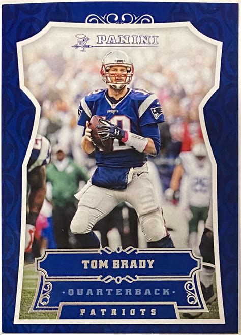 Tom Brady 2016 Panini Football New England Patriots Card Kbk Sports