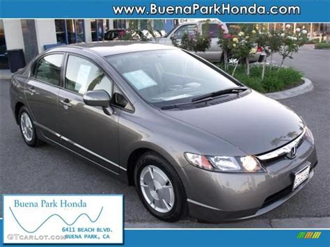 2007 Galaxy Gray Metallic Honda Civic Hybrid Sedan 35221942 Photo 1