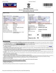 Online Appointment Receipt For Tatkaal Passport Application Course Hero