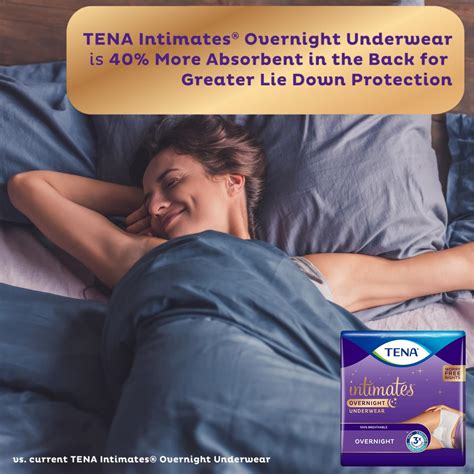 Tena Intimates Overnight Incontinence Protective Underwear Xlarge 28