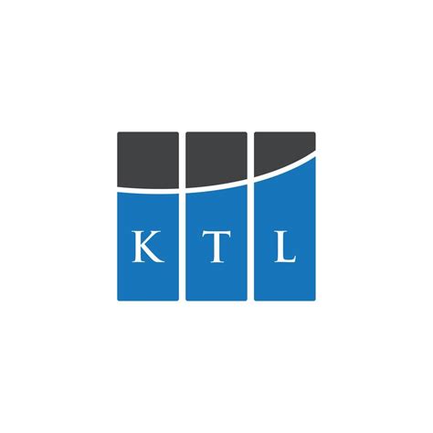 KTL letter logo design on WHITE background. KTL creative initials ...