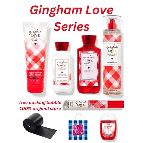 Jual Bbw Gingham Love Series Body Mist Lotion Cream Shower Gel