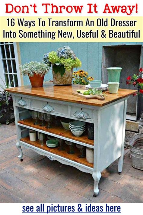 57 Clever Diy Ideas For Old Dressers Without Drawers Jen S Clever Diy Ideas Repurposed