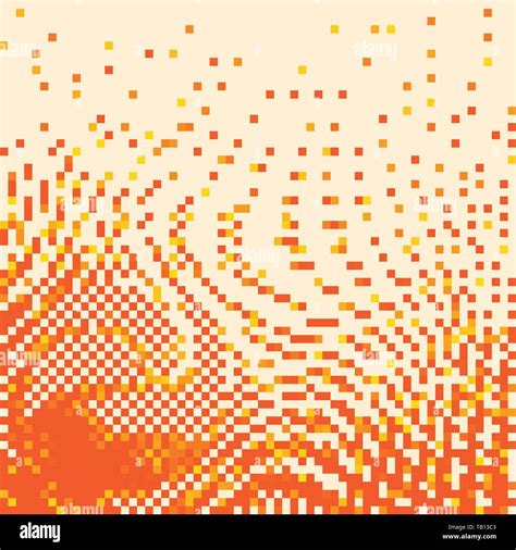 Pixel Art Background Vector Illustration Abstract Square Pixel