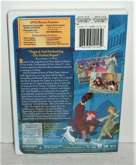 The Hunchback Of Notre Dame Dvd Cover