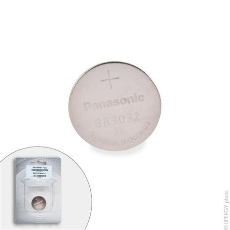 Pile Bouton Lithium Blister Br Bn Panasonic V Mah Devis Sous H