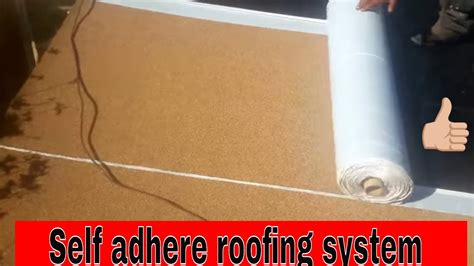 Self Adhere Roofing For Flat Roofs Sbs Peel And Stick Ruberoid Roofing Anyone Can Do It