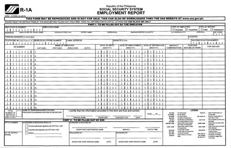 Sss R A L Form Fill Out Printable Pdf Forms Online