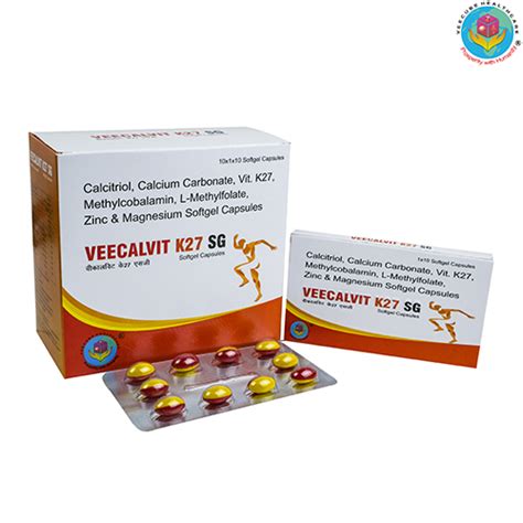 Veecalvit K27 SG Softgel Capsules Veecube Healthcare Pvt Ltd