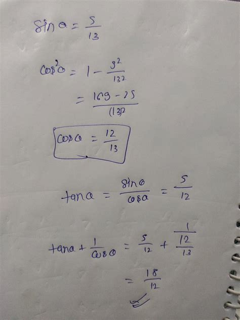 Cdot A Operatorname If Sin Theta Frac