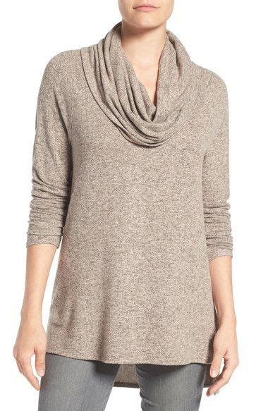 Gibsonlook Convertible Neckline Cozy Fleece Tunic Nordstrom Over 50