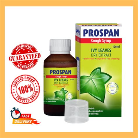 Prospan Cough Syrup Dried Ivy Leaf Extract 100ml Exp 07 2026 Shopee Malaysia