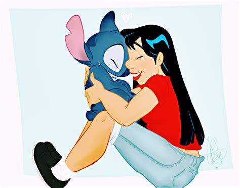 Walt Disney Fan Art Stitch And Lilo Pelekai Walt Disney Figuren Fan Art 39930138 Fanpop