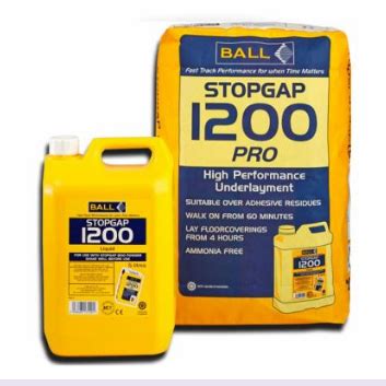 F Ball Stopgap 1200 Powder 20kg Liquid 5ltr