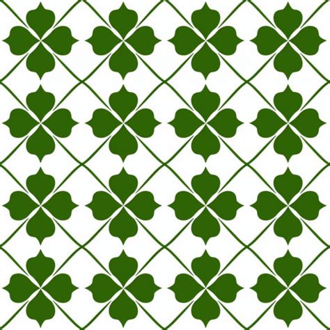 Download Green Clover Leaves Seamless Pattern Patterns Online