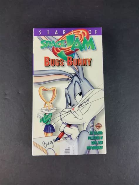 Stars Of Space Jam Bugs Bunny Vhs 1996 6 Dessins Animés Testés Par