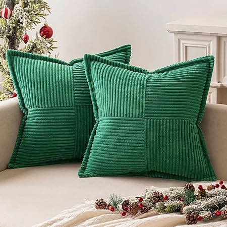 Amazon Miulee Corduroy Pillow Covers With Splicing Set Of Super