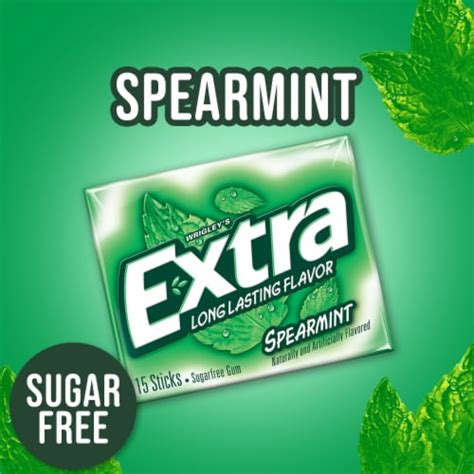 Extra Spearmint Sugar Free Chewing Gum Bulk Pack 15 Ct 8 Pk Kroger