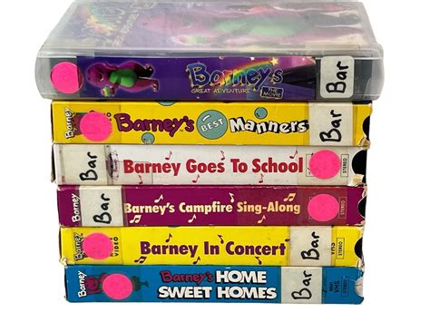 Vintage Barney The Purple Dinosaur Vhs Tapes Grelly Usa Sexiz Pix