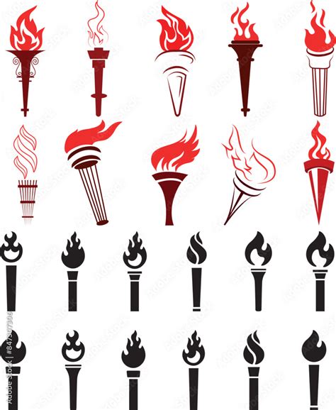 Torch SVG Hand Torch SVG Torch Clipart Torch Files For Cricut Torch