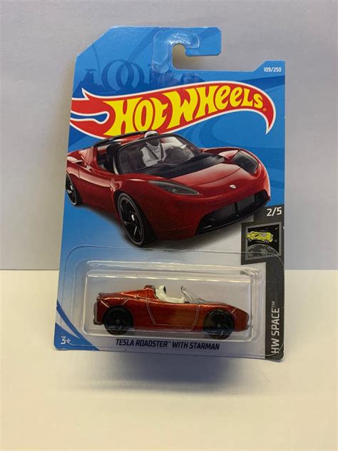 Hot Wheels Tesla Roadster With Starman Aukro