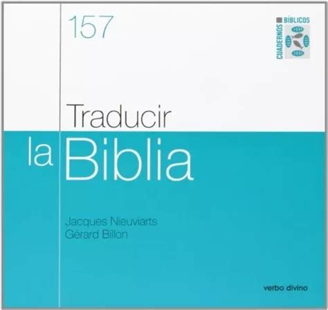 Traducir La Biblia De Gerard Billon Editorial Verbo Divino Tapa