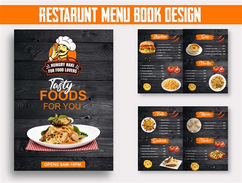 Restaurant Menu Book Design. Menu Card Design. on Behance