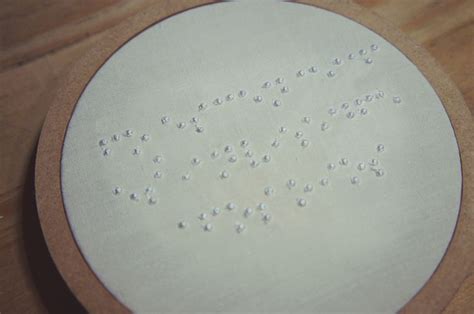 "Lo esencial es invisible a los ojos" Bordado + Braille Embroidery Braille quotes #embroidery # ...