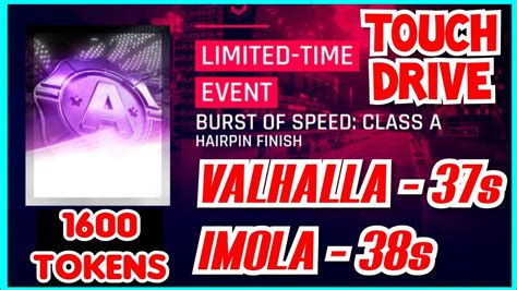 Asphalt 9 BURST OF SPEED Class A Win ALL TOKENS With IMOLA