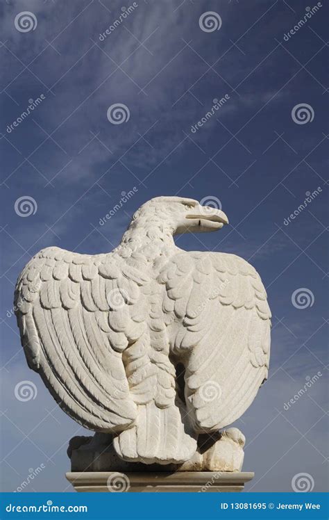 Stone Eagle Stock Image Image Of Predator Haifa Holy 13081695