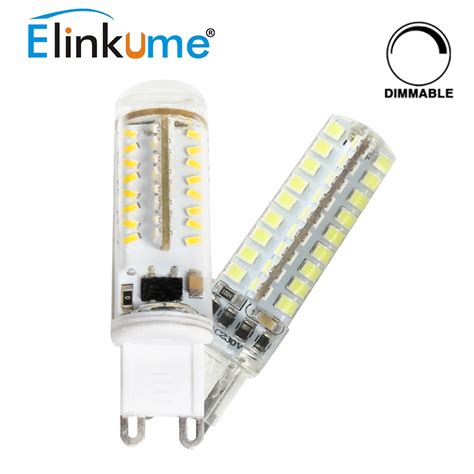 Elinkume G9 Lâmpada led 3 W 4 W Dimmable AC85 265V mini Lâmpada SMD3014