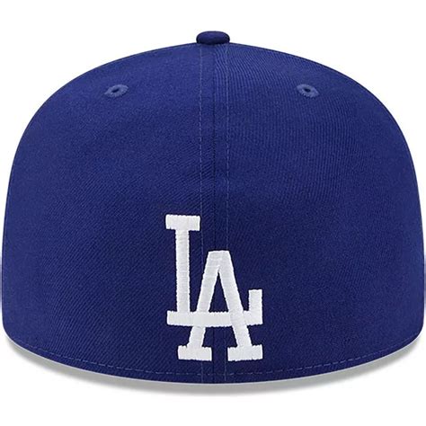 New Era Flat Brim 59FIFTY Reverse Logo Los Angeles Dodgers MLB Blue