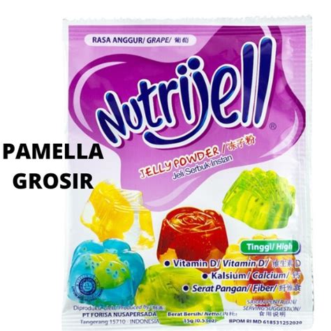 Jual Nutrijell Nutrijel 10gr Rasa Anggur Shopee Indonesia