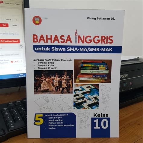 Jual BUKU BAHASA INGGRIS SMA MA SMK KELAS 10 KURIKULUM MERDEKA YRAMA