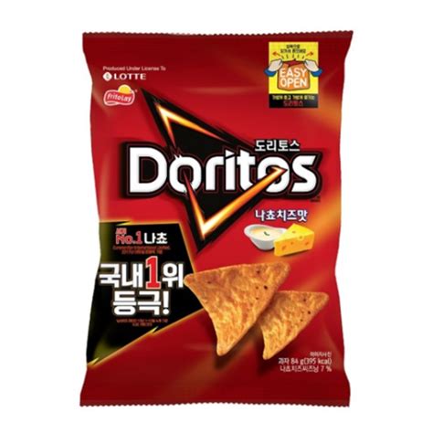 Lotte Korean Doritos Nacho Chip Nocho Cheese Oven Roasted Chicken Flavor 84g Shopee Philippines