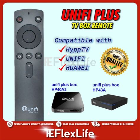 [Ready Stock] Unifi TM HyppTV Box Remote Control / Unifi Plus Box ...
