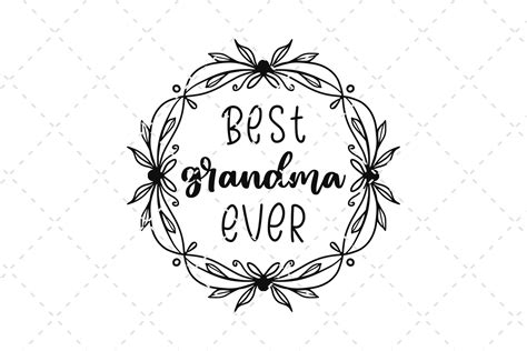 Best Grandma Ever Svg Cut File Runnin Studio