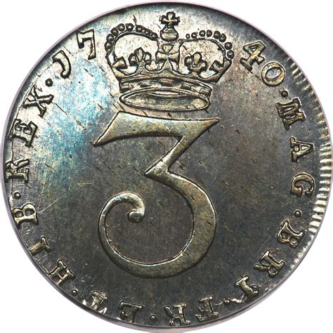 3 Pence George II Incl Maundy United Kingdom Numista