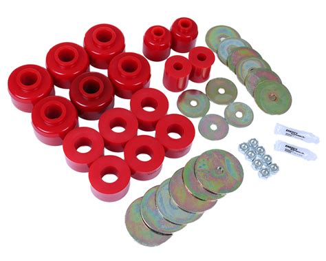 Energy Suspension 8 4114R Body Mount Bushing Set Energy Suspension