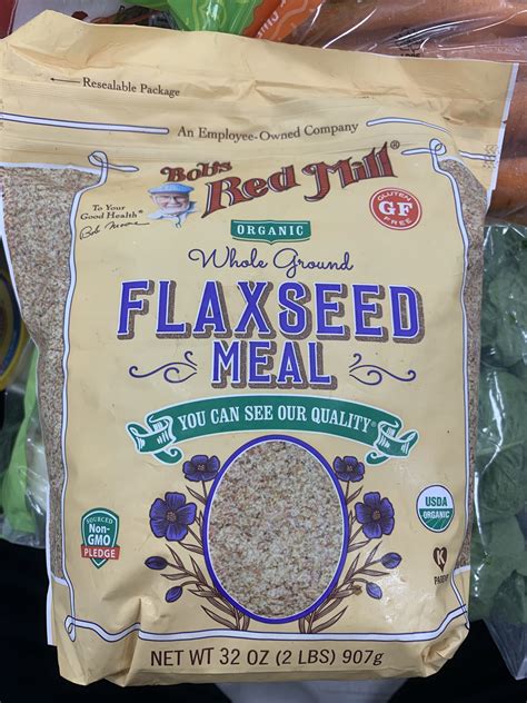 Whole Ground Flaxseed Meal Bob S Red Mill 32 Oz