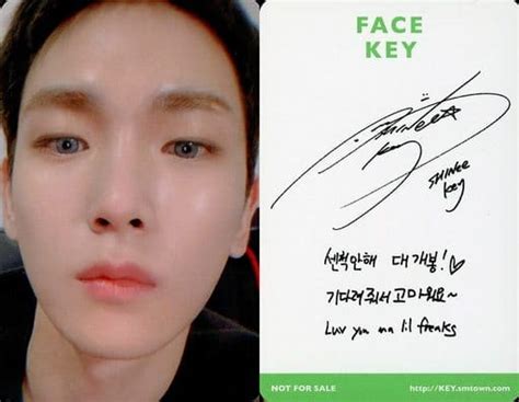 Collection Card Male Cd Face Special Photo Card Shinee Key