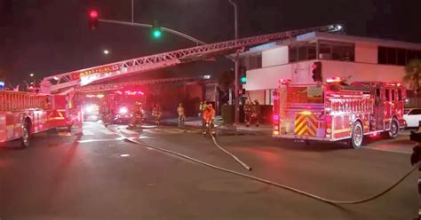 Firefighters Displaced By Massive Station Fire In Huntington Park