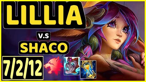 Lillia Vs Shaco Kda Jungle Gameplay Na Ranked Grandmaster