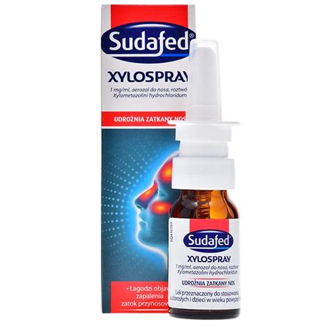 Sudafed Xylospray Mg Ml Aerozol Do Nosa Dla Dzieci Od Lat I