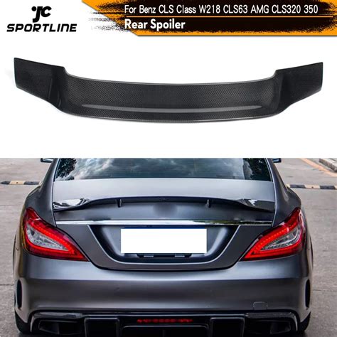 Karbon Fiber Frp Arka Bagaj Spoiler Boot Dudak Kanat Mercedes Benz